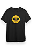Monogatari Anime Karen Bee Icon Siyah Kısa kol Erkek Tshirt