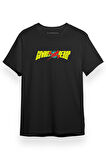 Cowboy Bebop Letter Logo Siyah Kısa kol Erkek Tshirt