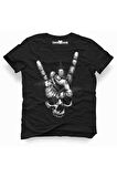 Tshirthane Metallica hand rock Tişört Erkek Tshirt