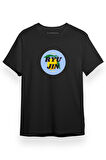 ITZY Ryujin Siyah Kısa kol Erkek Tshirt