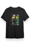 My Hero Academia Anime Kacchan Katsuki Bakugo Art Siyah Kısa kol Erkek Tshirt