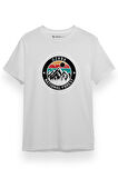 Ozark National Forest Beyaz Kısa kol Erkek Tshirt