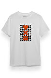 Love Death Robots Orange Beyaz Kısa kol Erkek Tshirt