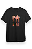 The Last of Us Endure and Survive Siyah Kısa kol Erkek Tshirt