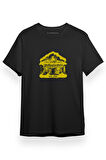 Yellowjackets Camp House Siyah Kısa kol Erkek Tshirt