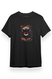 Pokemon Kaiju Pokemon Siyah Kısa kol Erkek Tshirt