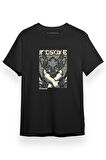 Demon Slayer Anime Inosuke Breath of Beast Siyah Kısa kol Erkek Tshirt