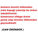 Tkgz İPhone 11 Arka Pil Batarya Kapağı (CAM) Mavi