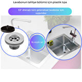 GÜÇLÜ Desiphon Körüklü Lavabo Sifonu Lüks Körüklü Lavabo Evye Sifonu