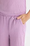 DeFacto Kız Çocuk Wide Leg Geniş Bol Paça Beli Lastikli Bürümcük Pantolon C5372A824SMPR342