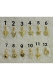 Çelik Kararmaz Charmlı Ortasıtaşlı 3'lü Ajda Bilezik(İSTEDİĞİNİZ CHARMI SORULAR BÖL. BELİRTİNİZ.)