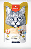 WANPY Karışık Lezzetli Kedi Ödül Maması 14 gr X 25 Adet SK:09.2026