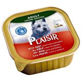 Plaısır Biftekli-Sebzeli Büyük Irk Yetişkin Yaş Köpek Maması 150 gr