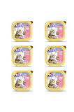 Somon Balıklı Pate Kısırlaştırılmış ve Yetişkin Kedi Yaş Maması 100 Gr x 6 Adet
