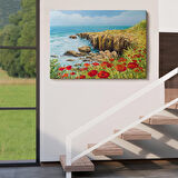 Deniz Manzaralı Dekoratif Kanvas Duvar Tablosu-3431