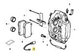 BMW E38 TEXTAR ÖN FREN BALATA SENSÖRÜ 34351182064