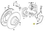 BMW E38 ARKA FREN BALATA SENSÖRÜ 34351182065