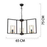 Peaia 3 Lü Modern Spor MutfakRetro Salon Avize 
