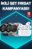 Aynalı Bluetooth Kulaklık Yeni Nesil Akıllı Saat Titreşimli Nabız Ölçer Spor Modları - Lisinya