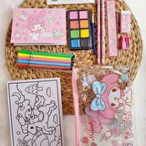My Melody Çantalı Kırtasiye Boya Seti