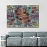 Soyut Yağlıboya Görünüm Dekoratif Kanvas Tablo-3446