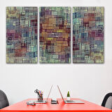 Soyut Yağlıboya Görünüm Dekoratif Kanvas Tablo-3446