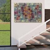 Soyut Yağlıboya Görünüm Dekoratif Kanvas Tablo-3446