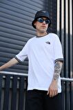 Unisex Yeni Sezon Oversize Baskılı Detaylı Yazlık T-shirt