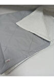 Ege HOME Decoration&Accessories Ege Home nohut battaniyeli nervürlü dolgulu bebek yorgan 100*150 
