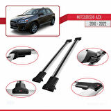 Mitsubishi ASX (GA) 2010-2022 Arası ile Uyumlu FLY Model Ara Atkı Tavan Barı Gri 2 Adet