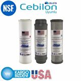 İhlas Aura Cebilon Uyumlu 5li Filtre Seti - USA - NSF