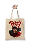 Berserk Guts Puck Anime Bez Çanta Uzun Saplı Alışveriş Çantası Plaj Çantası