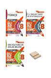 LGS 8. Sınıf Bumerang Etkinlikli Defter Türkçe İnkılap Tarihi ve Din Kültürü 3lü Set
