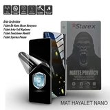 Huawei NOVA 15 PRO Uyumlu NANO Ekran Koruyucu MATTE HAYALET - Full Arka Kaplama 360 Koruma STAREX