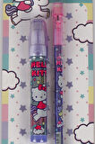 DEKOMUS İLE LİSANSLI HELLO KITTY 2'Lİ KIRTASİYE SETİ SİLGİLİ GEÇMELİ KURŞUN KALEM VE ROKET SİLGİ