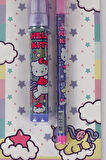 DEKOMUS İLE LİSANSLI HELLO KITTY 2'Lİ KIRTASİYE SETİ SİLGİLİ GEÇMELİ KURŞUN KALEM VE ROKET SİLGİ