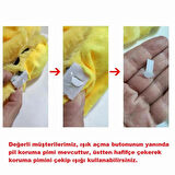 Kulakları Hareket Eden Led Işıklı Pokemon Pikachu - Kulaklı Peluş Oyuncak Çanta & Uyku Arkadaşı