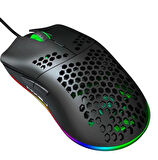 HXSJ J900 USB Kablolu RGB Dpi Oyuncu Mouse Gaming Mouse