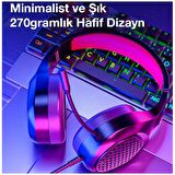 Coofbe 2mt Kablolu Rgb Işıklı Mikrofonlu Oyuncu Kafaüstü Kulaklık  Mikrofonlu RGB Oyuncu Kulaklığı