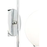 Apliqa Sara Krom Kaplama Modern Banyo - Yatak Odası Duvar - Yatak Başı Su Geçirmez Krom Aplik 
