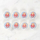 Loren Crafts 8'li Emzik Düğme - 1010