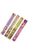 Lavender Fannel-butterscotch-green Tea-firdaus Aromalı Çubuk Tütsü (80 Çubuk) Kayık Tütsülük Hediye