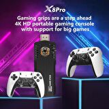 BYOZTEK X8 Pro Retro oyun konsolu  4K 64GB 30000 + Oyunlar 40 + Simülatör HD çıkış Kablosuz Gamepad 