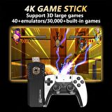 BYOZTEK X8 Pro Retro oyun konsolu  4K 64GB 30000 + Oyunlar 40 + Simülatör HD çıkış Kablosuz Gamepad 