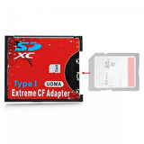 SD to CF Kart Dönüştürücü Adaptör Compact Flash Tip I Çevirici