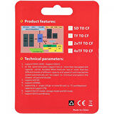 SD to CF Kart Dönüştürücü Adaptör Compact Flash Tip I Çevirici