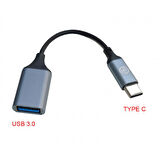 Type c otg type c erkek usb 3.0 dişi çevirici kablo