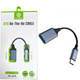 Type c otg type c erkek usb 3.0 dişi çevirici kablo