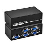 4 Port VGA Splitter 200 Mhz 1 Giriş 4 Çıkış Video Ekran Çoğaltma 