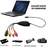 Usb 2.0 video capture Kart VHS, Hi8 video kasetleri bilgisayara aktarma 